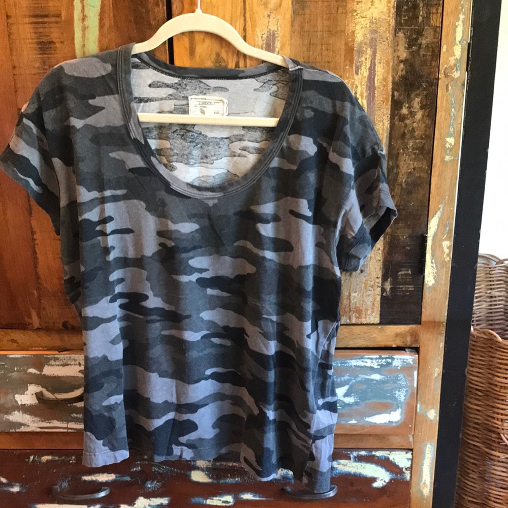 Current/Elliott The Slouchy Scoop Tee sz 1